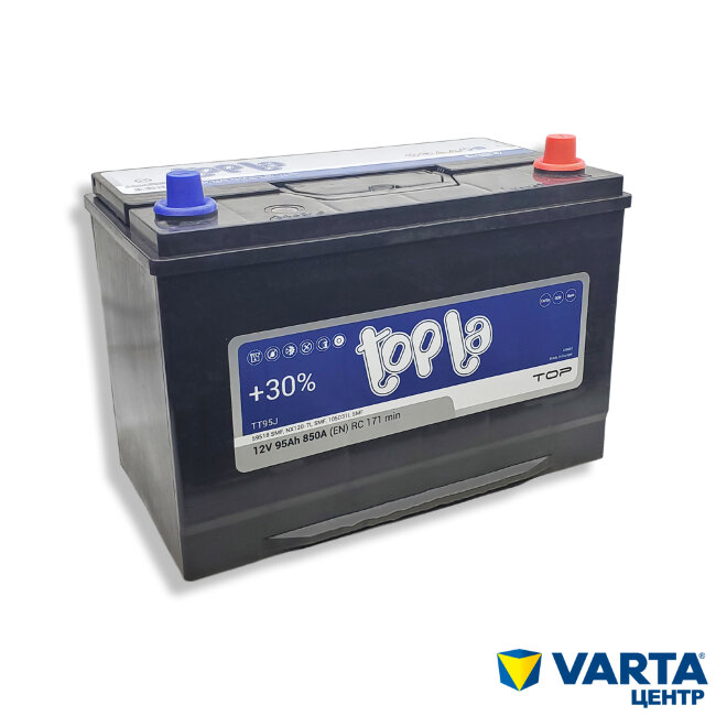 Аккумулятор 6СТ-95.0 Top S95J; 105D31L; NX120-7L SMF (Topla) Asia бортик