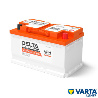 Аккумулятор DELTA START MASTER 6CT-80.0 AGM