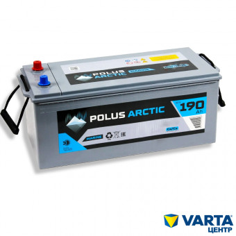 Аккумулятор 6СТ-190 (POLUS ARCTIC) евро конус
