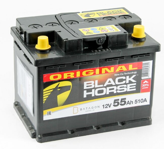 Аккумулятор 6СТ-55.0 (Black Horse)