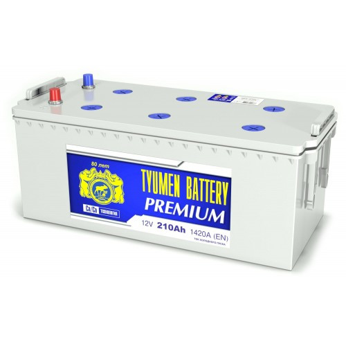 Аккумулятор 6СТ-210 PREMIUM (Tyumen Battery) евро конус