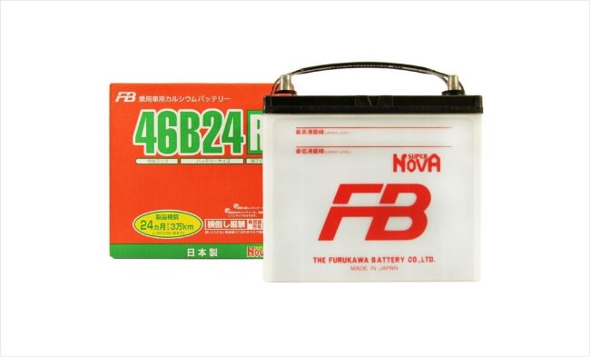 Аккумулятор 6СТ-45.1 Super Nova 46B24R (FB) Asia тонк. кл.
