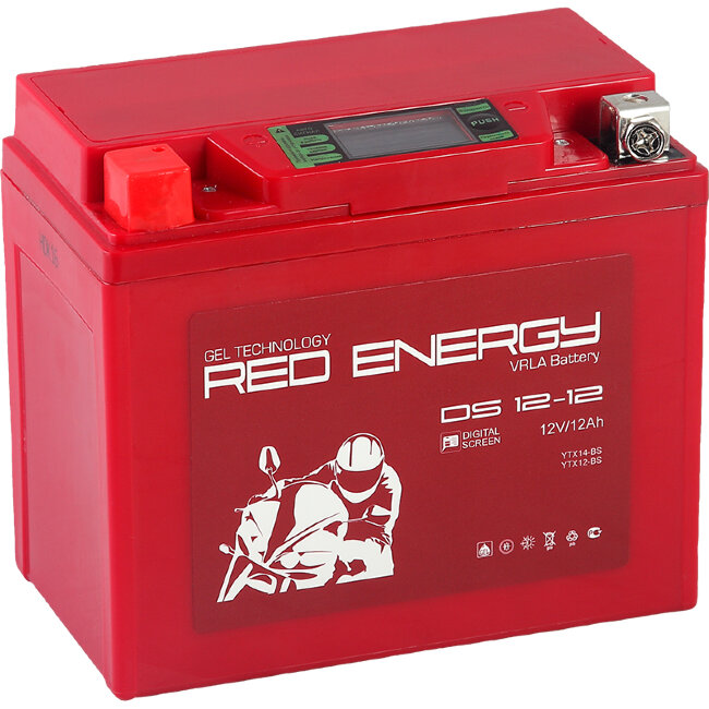 Аккумулятор 6СТ-12.1 DS 12-12 (Red Energy)