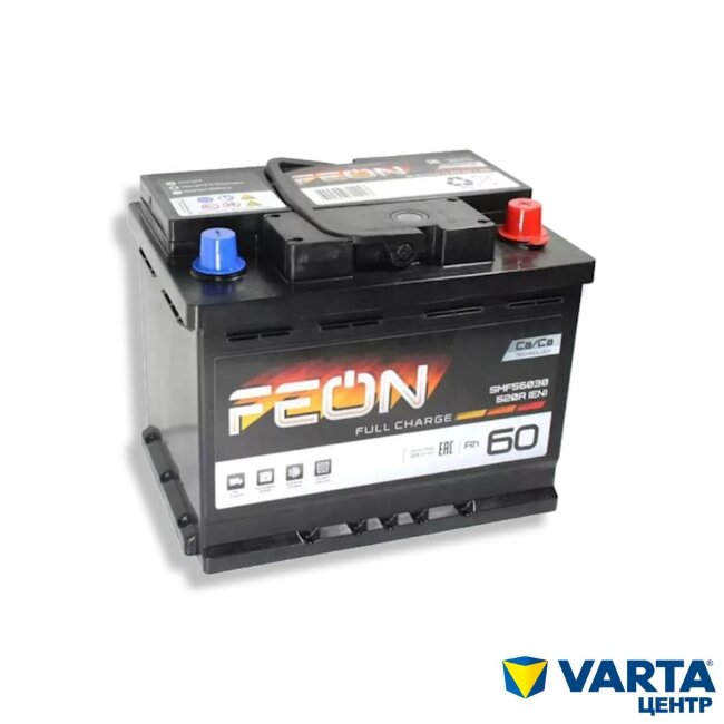 Аккумулятор 6СТ-60.0 (FEON) низкий Аккумулятор 6СТ-60.0 (FEON) низкий