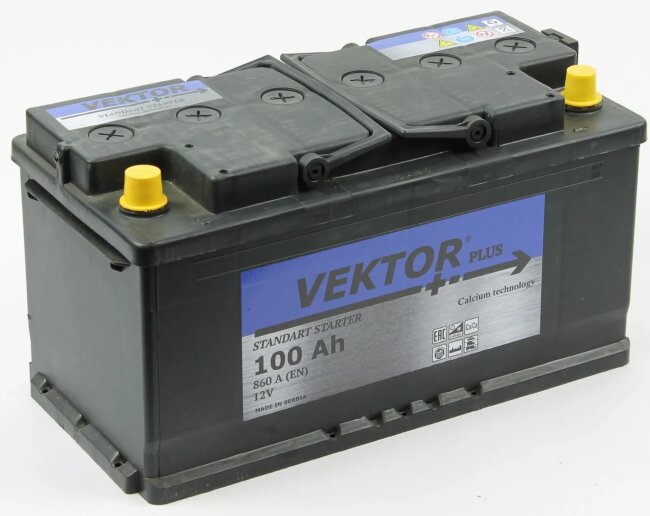 Аккумулятор 6СТ-100.1 (Vektor Plus)