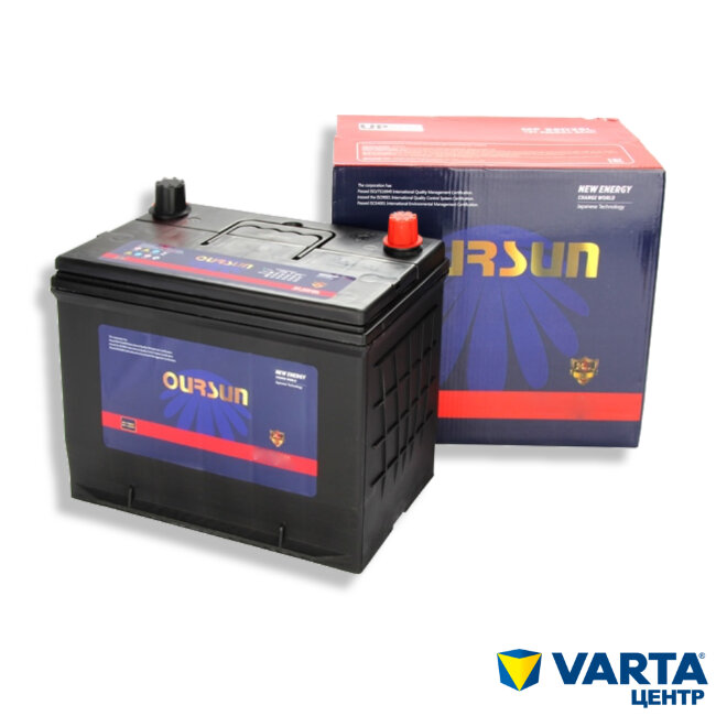 Аккумулятор 6СТ-80.1 95D26R (OURSUN) Asia Аккумулятор 6СТ-80.1 95D26R (OURSUN) Asia
