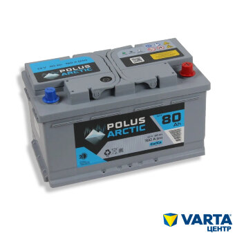 Аккумулятор 6СТ-80.0 (POLUS ARCTIC) низкий