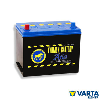 Аккумулятор 6СТ-75.1 (90D26R) Asia (Tyumen Battery)