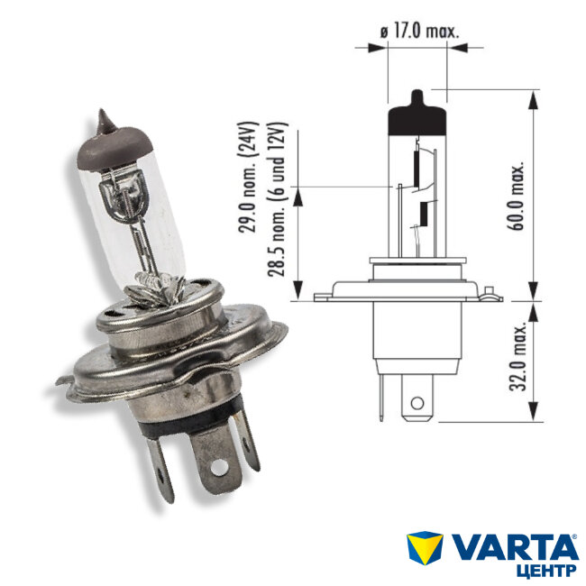 KOITO Лампа головного света H4 12V 60/55W 0456WB