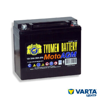 Аккумулятор 6СТ-20.0 Moto AGM 6МТС-20 (Tyumen Battery)