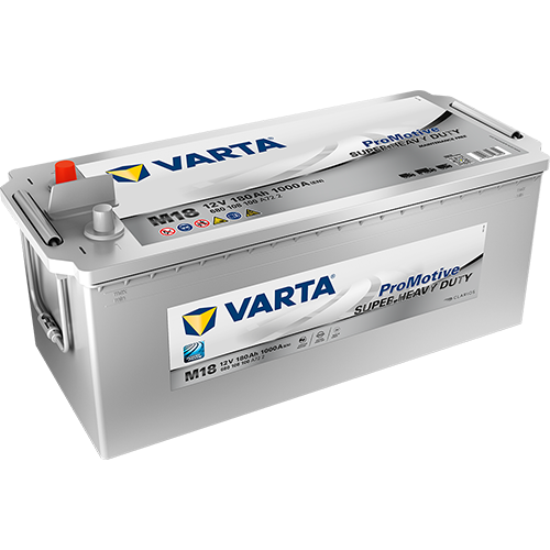 Аккумулятор 6СТ-180 Promotive Super Heavy Duty M18 (Varta) евро конус