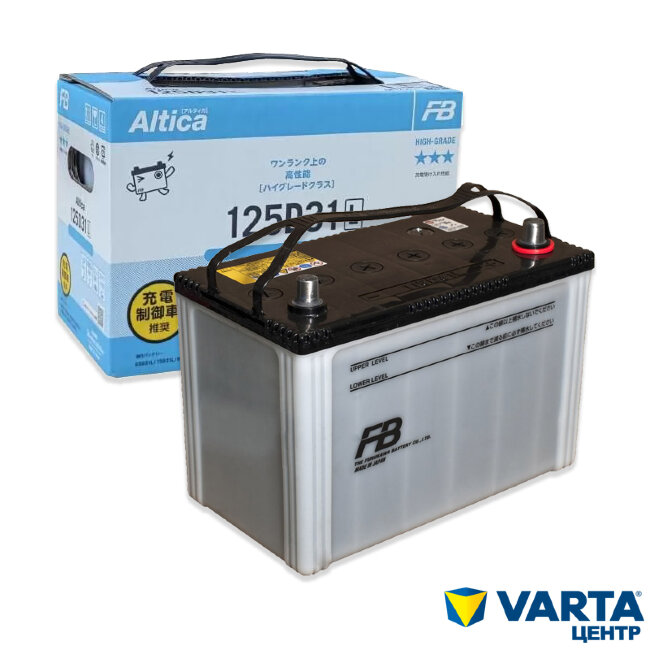 Аккумулятор 6СТ-90.0 Altica HIGH-GRADE 125D31L (FB) Asia