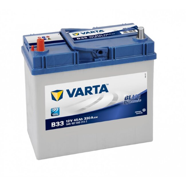Аккумулятор 6СТ-45.1 Blue Dynamic B33 (Varta) Asia тонк. кл.