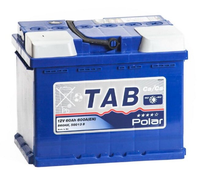 Аккумулятор 6СТ-60.1 Polar B60HX (TAB) Аккумулятор 6СТ-60.1 Polar B60HX (TAB)