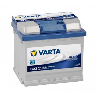 Аккумулятор 6СТ-52.0 Blue Dynamic C22 (Varta) uni