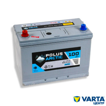 Аккумулятор 6СТ-100.1 (105D31R) (POLUS ARCTIC) Asia бортик