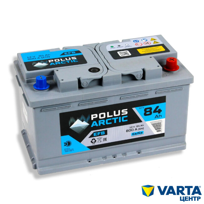 Аккумулятор 6СТ-84.0 EFB (POLUS ARCTIC)