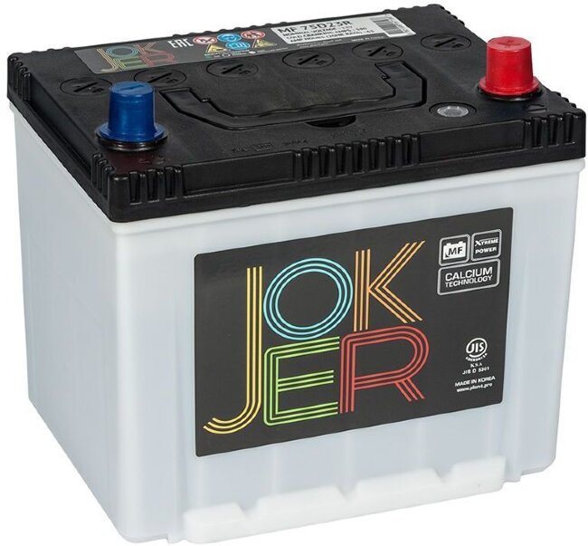 Аккумулятор 6СТ-65.0 75D23L (Joker) Asia