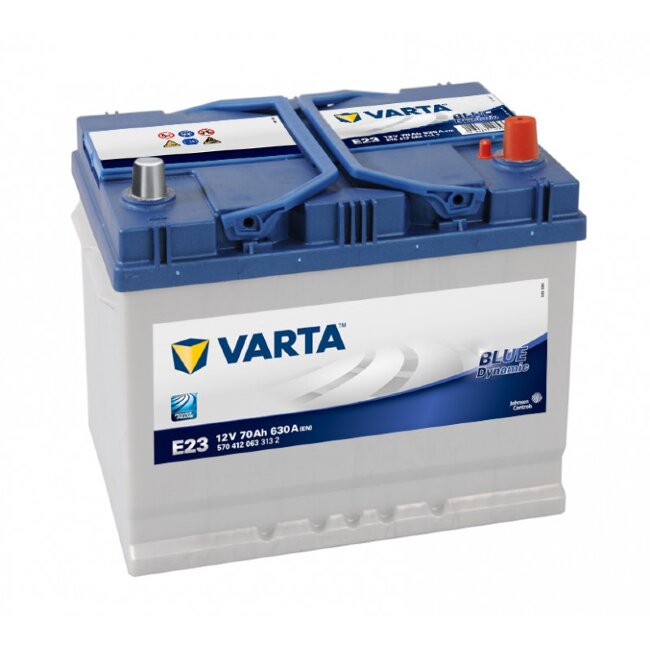 Аккумулятор 6СТ-70.0 Blue Dynamic E23 (Varta) Asia бортик