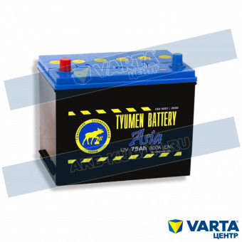 Аккумулятор 6СТ-75.1 (90D26R) Asia (Tyumen Battery)