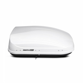 Бокс-багажник на крышу (белый глянец) "MaxBox PRO" 430 л 1360х960х420