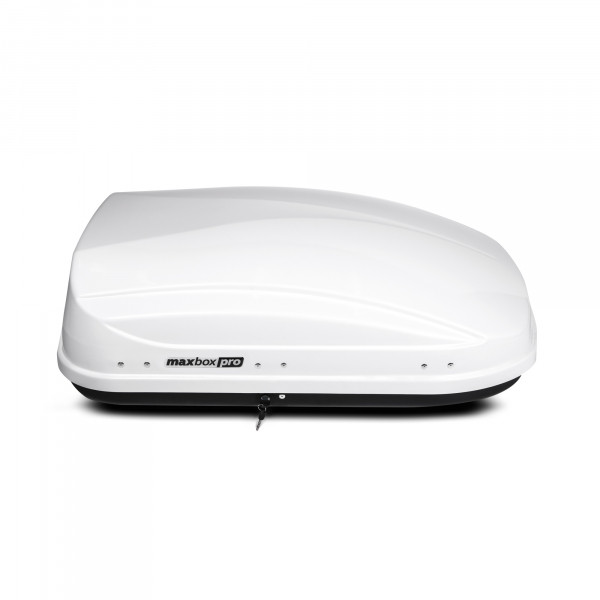 Бокс-багажник на крышу (белый глянец) "MaxBox PRO" 430 л 1360х960х420