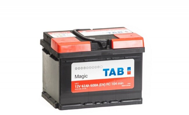 Аккумулятор 6СТ-62.0 Magic M62 (TAB) низкий Аккумулятор 6СТ-62.0 Magic M62 (TAB) низкий