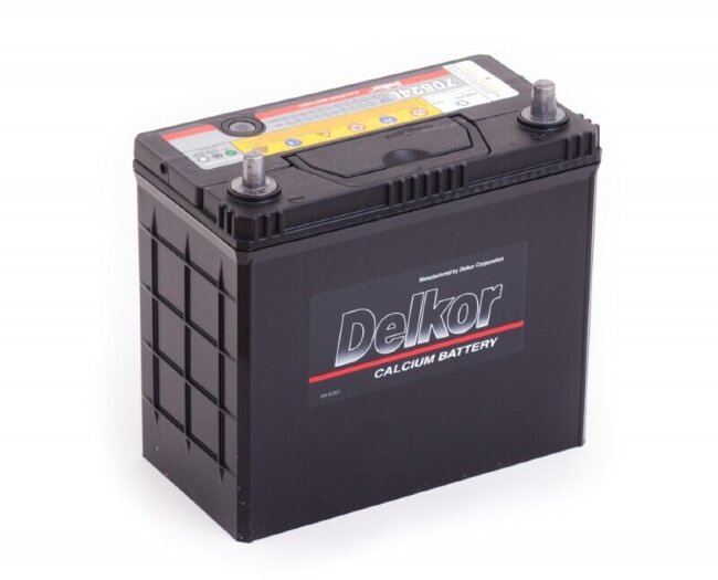 Аккумулятор 6СТ-55.0 70B24L (Delkor) Asia тонк. кл.