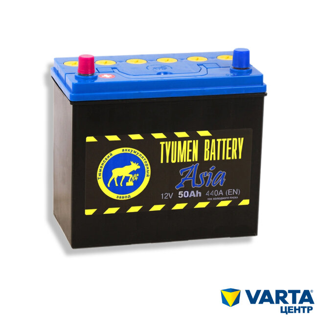 Аккумулятор 6СТ-50.1 Asia (Tyumen Battery)
