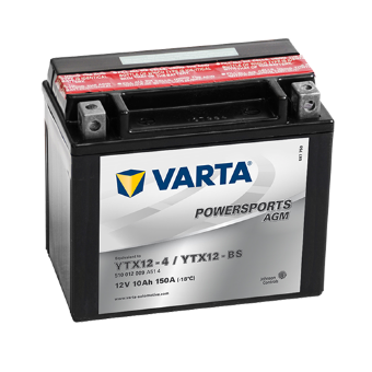 Аккумулятор 6СТ-10.1 Powersports AGM YTX12-4 (Varta)