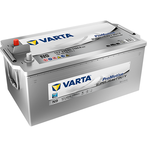 Аккумулятор 6СТ-225 Promotive Super Heavy Duty N9 (Varta) евро конус