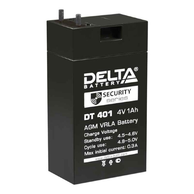 Аккумулятор 4V-1Ah DT 401 (Delta)