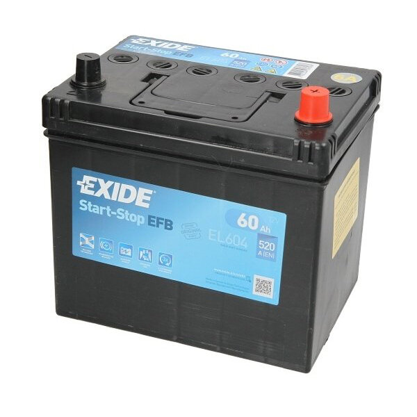 Аккумулятор 6СТ-60.0 EFB EL604; 65D23L (Exide)