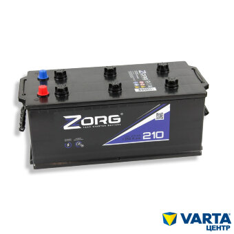 Аккумулятор 6СТ-210.1 (Zorg) росс.конус Аккумулятор 6СТ-210.1 (Zorg) росс.конус