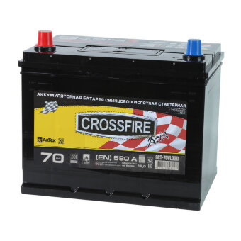 Аккумулятор 6СТ-70.1 80D26R (Crossfire) Asia