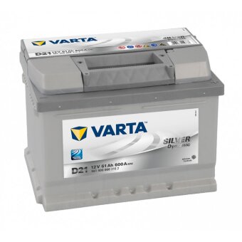 Аккумулятор 6СТ-61.0 Silver Dynamic D21 (Varta) низкий