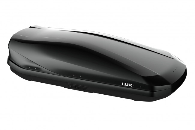 Бокс багажный LUX 450L ТАВР черный матовый 1750х850х400 двустороннее открывание