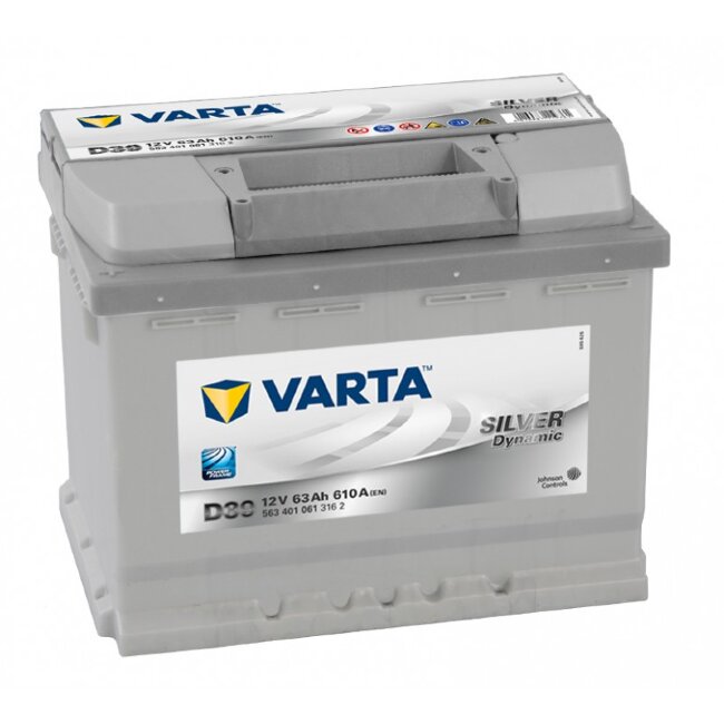 Аккумулятор 6СТ-63.1 Silver Dynamic D39 (Varta) Аккумулятор 6СТ-63.1 Silver Dynamic D39 (Varta)