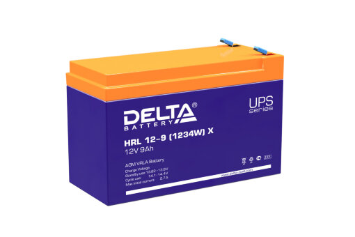 Аккумулятор 12V-9Ah HRL 12-9 X (Delta)