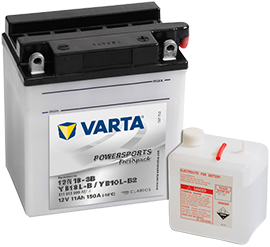 Аккумулятор. 6СТ-11.0 Powersports Freshpack 12N10-3B (Varta)