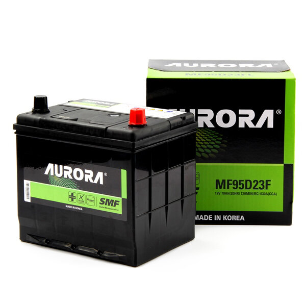 Аккумулятор 6СТ-70.0 95D23L SMF (AURORA) Asia бортик