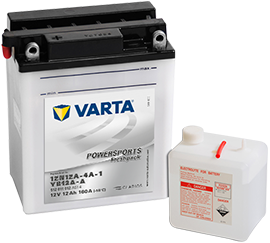 Аккумулятор 6СТ-12.1 Powersports Freshpack 12N12A-4A-1 (Varta)