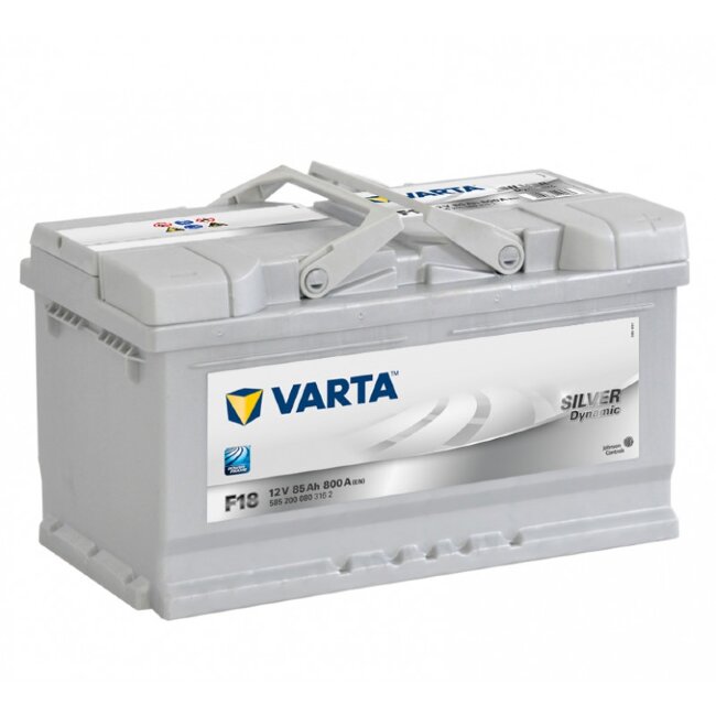 Аккумулятор 6СТ-85.0 Silver Dynamic F18 (Varta) низкая