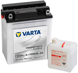 Аккумулятор 6СТ-12.0 Powersports Freshpack YB12AL-A (Varta) Аккумулятор 6СТ-12.0 Powersports Freshpack YB12AL-A (Varta)