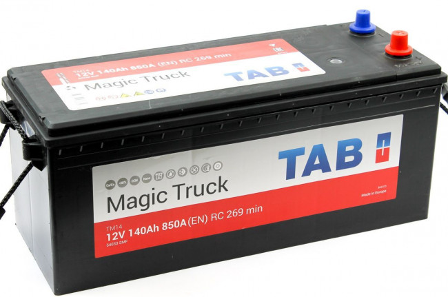 Аккумулятор 6СТ-140 Magic Truck TM14 (TAB) евро конус