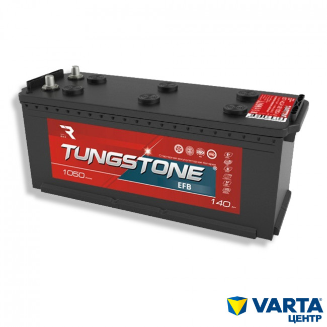 Аккумулятор 6СТ-140 EFB (Tungstone) евро конус
