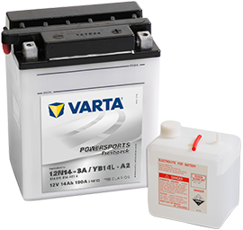 Аккумулятор. 6СТ-14.0 Powersports Freshpack 12N14-3A (Varta) Аккумулятор. 6СТ-14.0 Powersports Freshpack 12N14-3A (Varta)