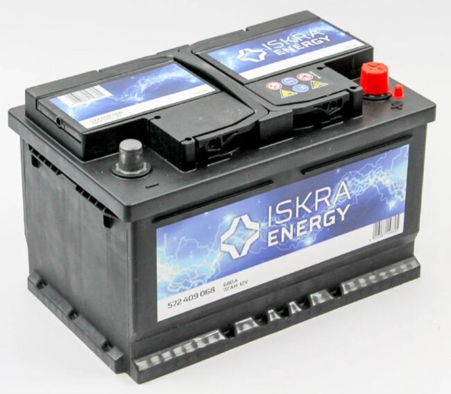 Аккумулятор 6СТ-72.0 (Iskra) низкий Аккумулятор 6СТ-72.0 (Iskra) низкий