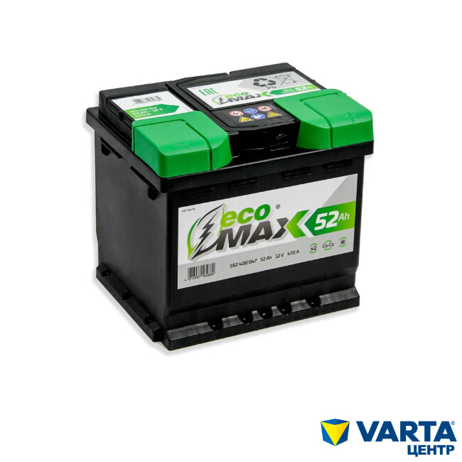 Аккумулятор 6СТ-52.0 (EcoMax) uni Аккумулятор 6СТ-52.0 (EcoMax) uni