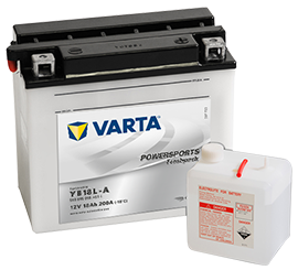 Аккумулятор 6СТ-18.0 Powersports Freshpack YB18L-A (Varta)